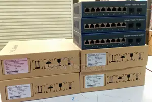 8 Gigabit Fibre Port Poe Switch 120w Power