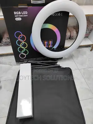 22- Inch Ring Light . Multiple Colours With Strong Tripod.