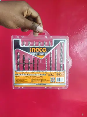 INGCO 16pcs Drill Bits & Screwdriver Bits Set AKSDB9165
