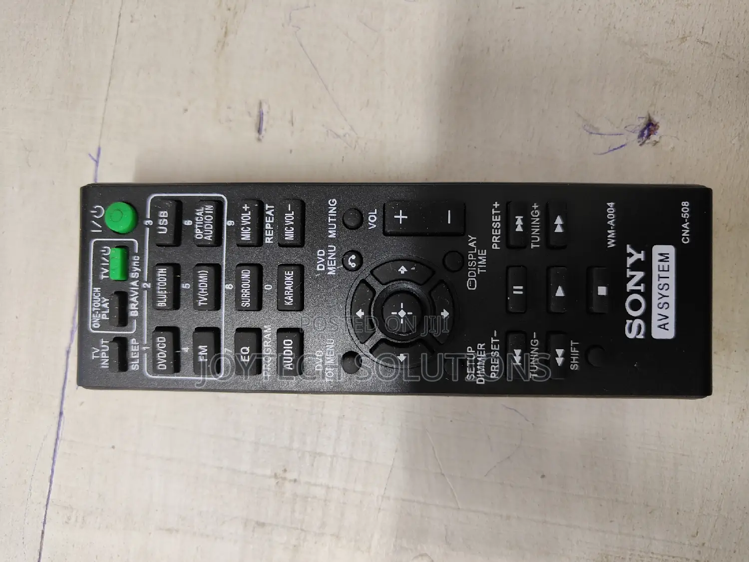 Sony Remote for Av System.