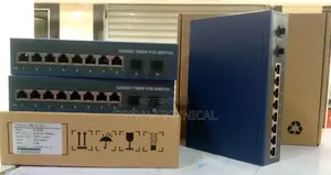 8 Port Giga Poe Switch With 2 Fibre Ports 1000mbps 120w PWR