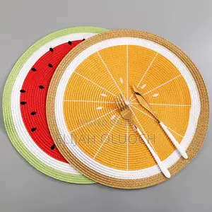 6pcs Fruit Shape Table Mats