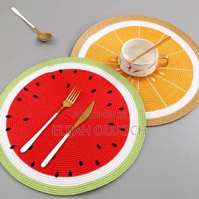 6pcs Fruit Shape Table Mats
