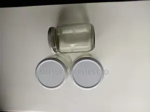 Set of 10 Mason/Glass Jars 720ml With White Lids- 82x132mm