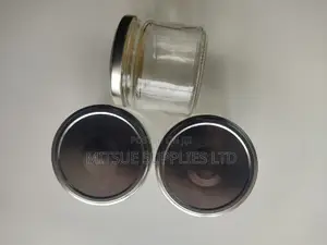 Set of 15 Mason/Glass Jars 330ml With Silver Lids- 82x75mm