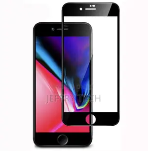 iPhone SE (3rd Gen) Full Cover Glass Screen Protector (Black