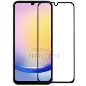 Samsung Galaxy A25 5G Full Cover Glass Screen Protector Blac