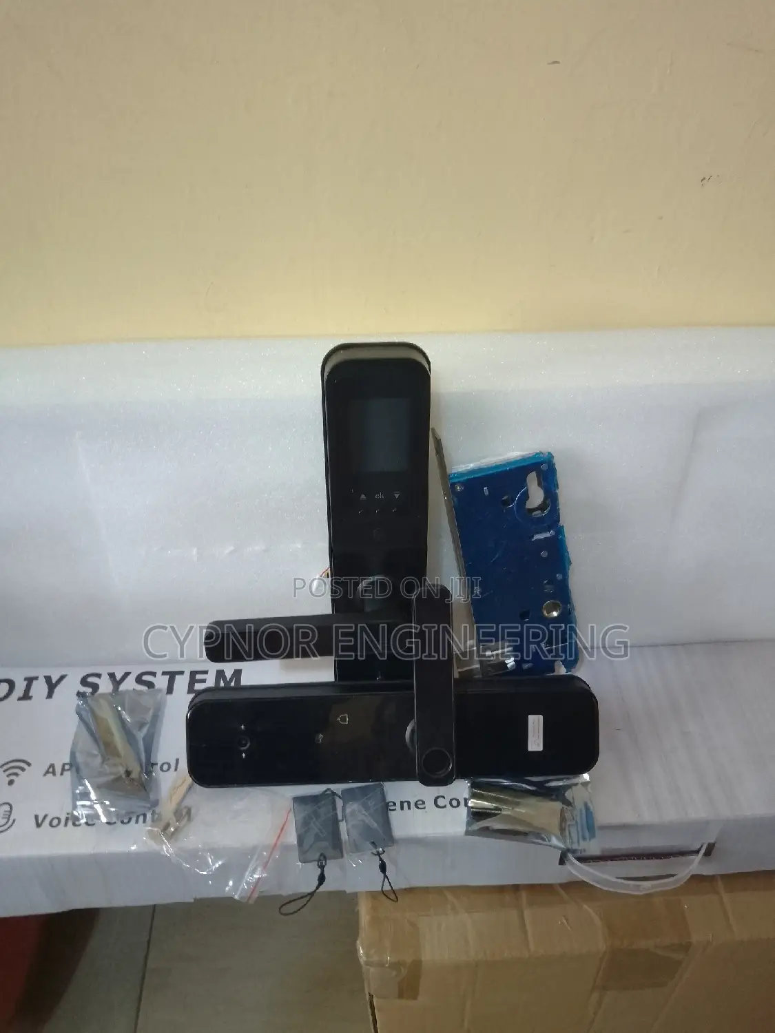 Front Door Smart Biometric Lock Keycard