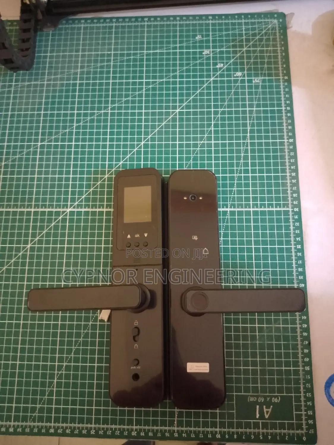 Face Recognition Camera Fingerprint Smart Door Lock