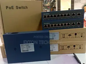 120w Power Unmanaged 8 Port Poe Switch With 2 Uplinks Port