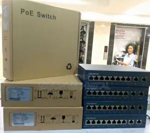 120W Power Unmanaged 8 Port Poe Switch With Uplink Ports