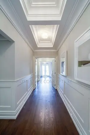 Coffered Waffle Ceilings Designs With Cornices and Panels