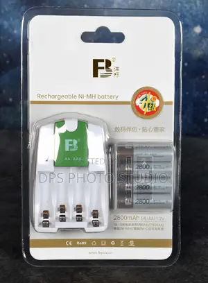 FB AAA/AA Charger+4X 2800mah Rechargeable Battery