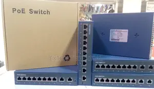 100mbps Unmanaged 8 Port Poe Switch With 2 Uplink Port 120w