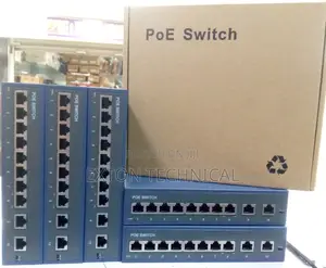 8 Port Poe Switch for Cameras 120w Power With Uplinks Ports