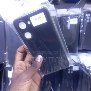 BMPNLSZ TPU Cover for Vivo Y03, Black Flexible Silicone Slim