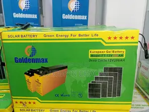 Goldenmax 200ah 12V European Gel Slim Battery
