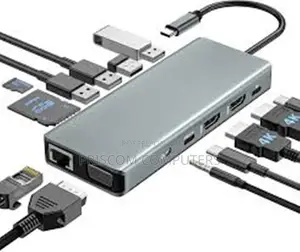 Type C Docking Station 12 in 1 USB C Hdmi,Vga,Type C Pd