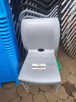 Plastic Chair With Metal Tubing Legs