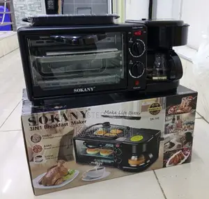 Sokany 3 In1 Fry, Bake and Cook Breakfast Maker