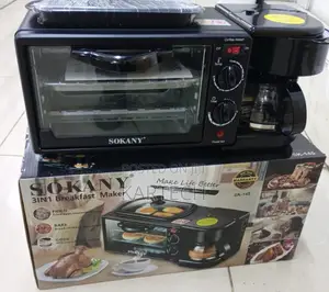 Sokany 3 In1 Fry, Bake and Cook Breakfast Maker -SK145