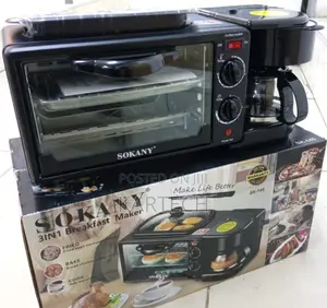 Multifunction Sokany 3in1 Fry, Bake and Cook Breakfast Maker