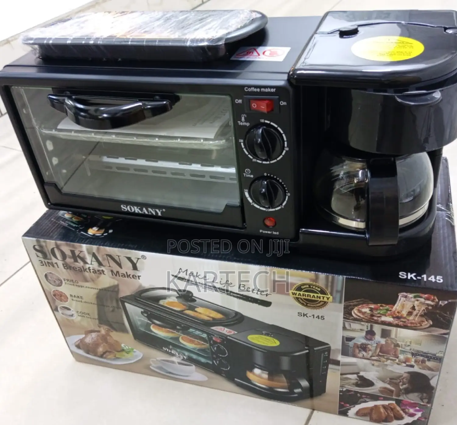 Sokany 3 In1 SK_145 Breakfast Maker