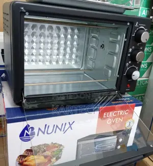 Nunix 20litres Electric Oven With Grill (3 Knobs)