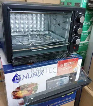 Nunix 20ltrs Electric Oven With Grill and Rotisserie 1280W