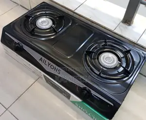 AILYONS GS013-2 Double Burner Gas Cooker Stainless Steel