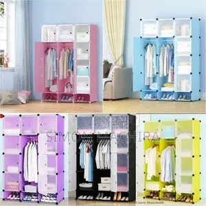 Plastic Wardrobe 3 Column
