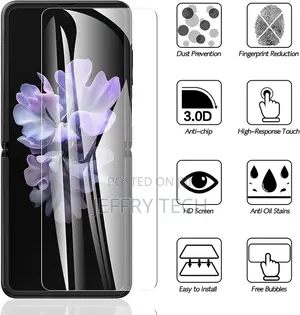 Hydrogel Screen Protector Guard, Samsung Z Flip 4 (Front An