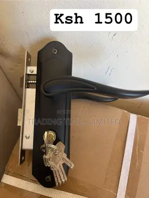 Moment Door Lock - Matt Black