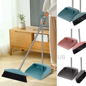 2 in 1 Flexible Broom and Dustpan