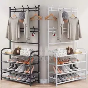 Simple Floor 5 Tier Shoe Rack /Multipurpose Organizer