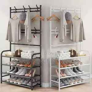 Simple Floor 5 Tier Shoe Rack /Multipurpose Organizer