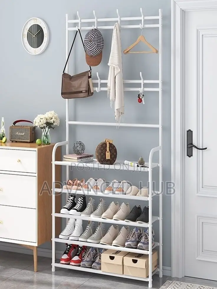 Simple Floor 5 Tier Shoe Rack /Multipurpose Organizer