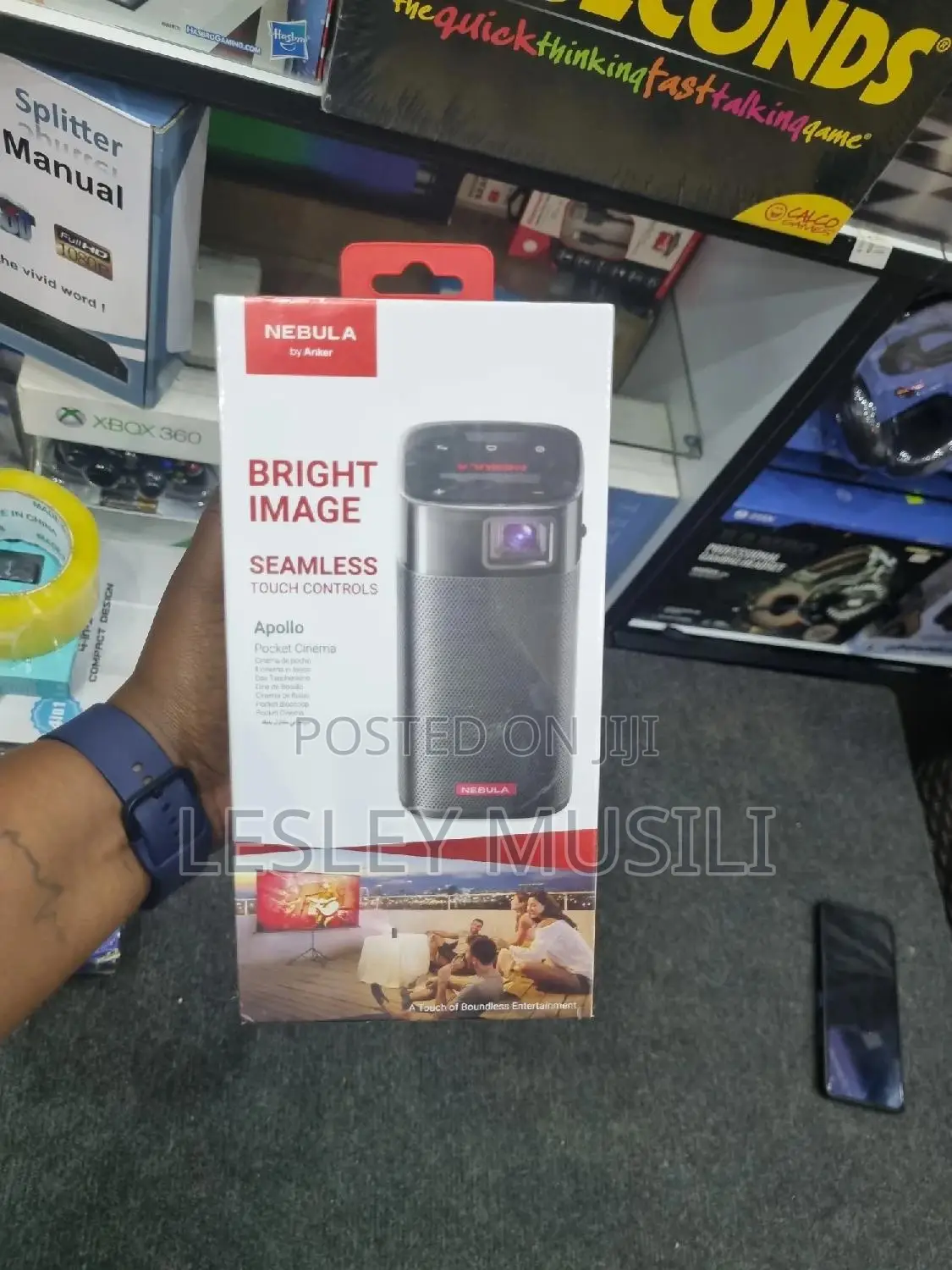 Nebula by Anker Apollo Projector With Seamless Touch Control