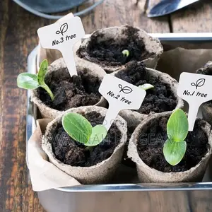 Plastic Plant Tags Nursery Garden Labels - 50 Pieces