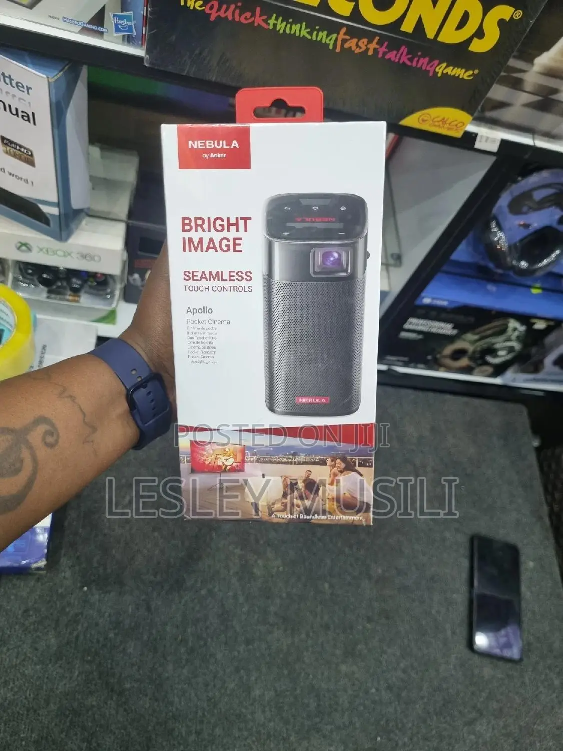 Nebula by Anker Apollo Projector With Seamless Touch Control