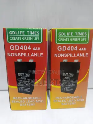 Rechargeable Lead Acid Battery 4v 4AH Gdlife Times Battery