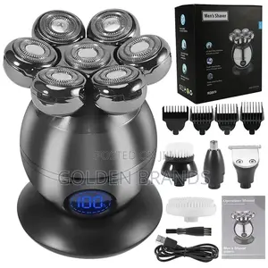 Premium 5 in 1 Electric Head Shaver for Bald Men 7d Floating