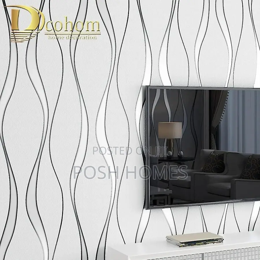 Lines Embossed Wallpapers