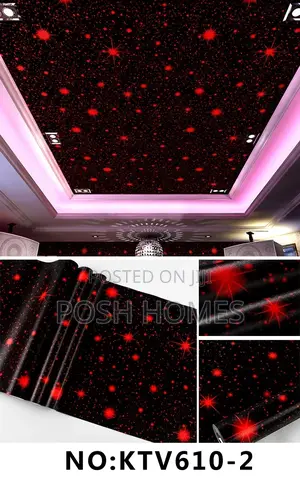 Red Ceiling 3D Wallpapers