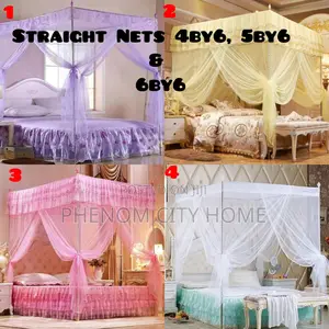 Straight Four Stand Mosquito Nets