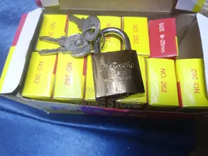 Tri-Cyclic Padlock Number 262 With Three Keys