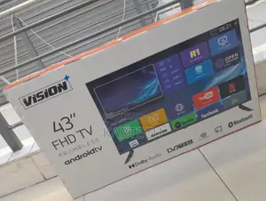 Vision Plus 43" FHD Smart Android Tv - Frameless