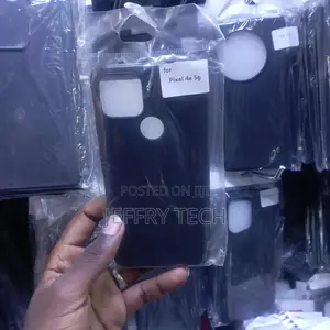 Google Pixel 4a 5G Case Liquid Silicone Design With Lanyard