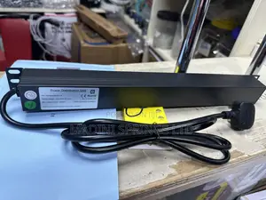 6-Way Metallic Black Power Distribution Unit(Pdu)