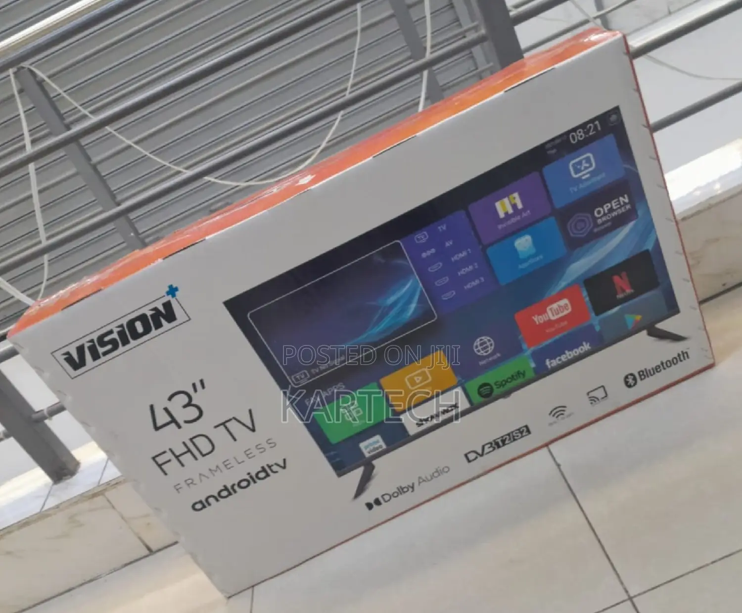 43 Inch Vision Plus Smart Android Frameless Tv